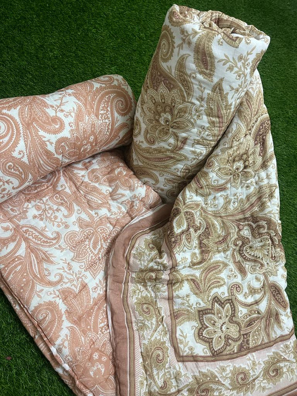 Pure Cotton Singal Bed Jaipuri Rajai (60x90)