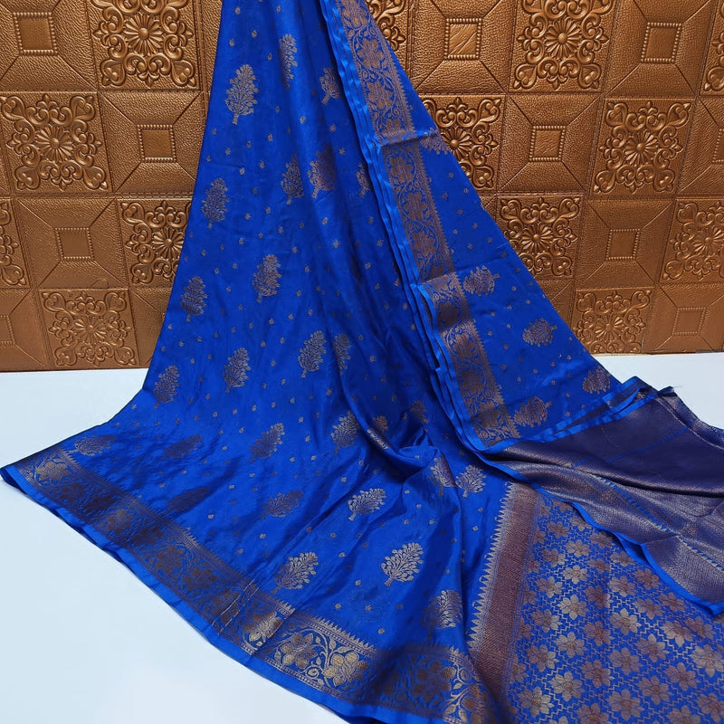 Banarasi Sami Warm Silk Saree With Blouse.