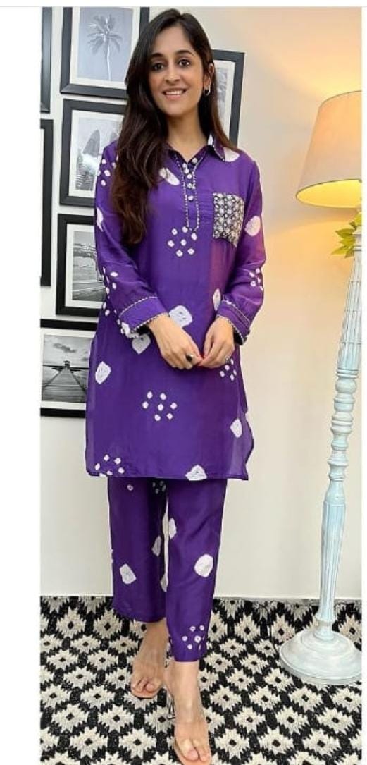 Pure Reyon kurti Pant And Embroidery Suit.