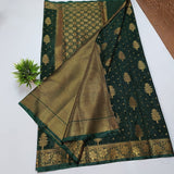 Banarasi Sami Warm Silk Saree With Blouse.