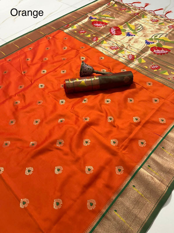 Banarasi Soft Kanchiporm Pethani Silk Saree.