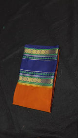 Banarasi Soft Dyable Warm Silk Saree With Blouse.